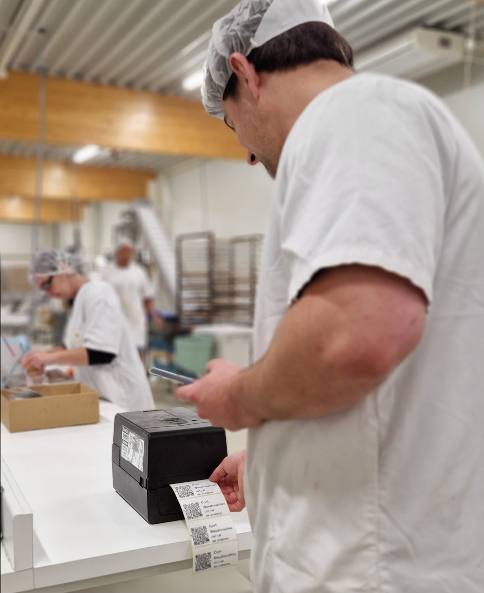 Printed label screenshot